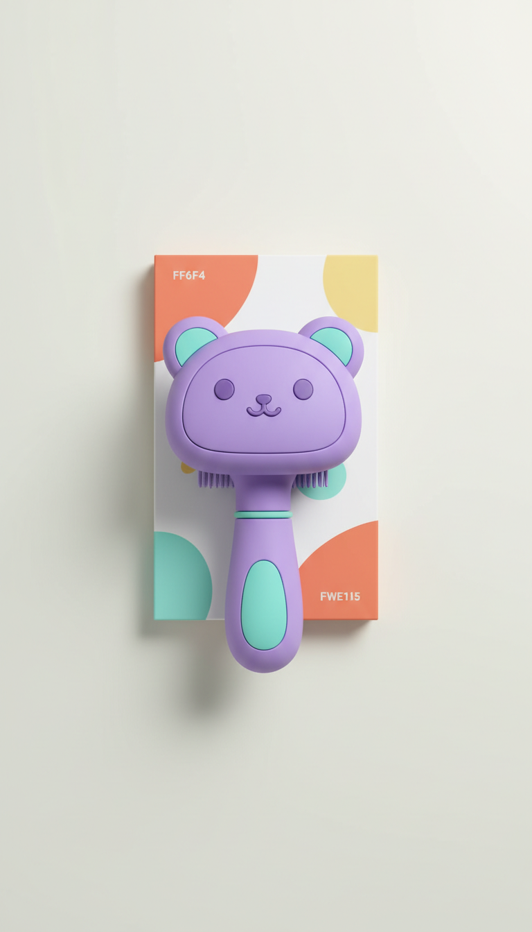 Mascot Violet Grooming Brush For Pets