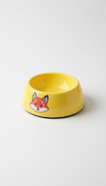 Sunny Yellow Feeding Bowl With Mascot